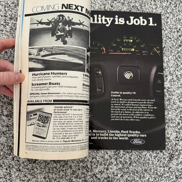 August 1989 Popular Mechanics Magazine Mustang GT Shelby Vol 166 No. 8 Journal - Picture 5 of 11
